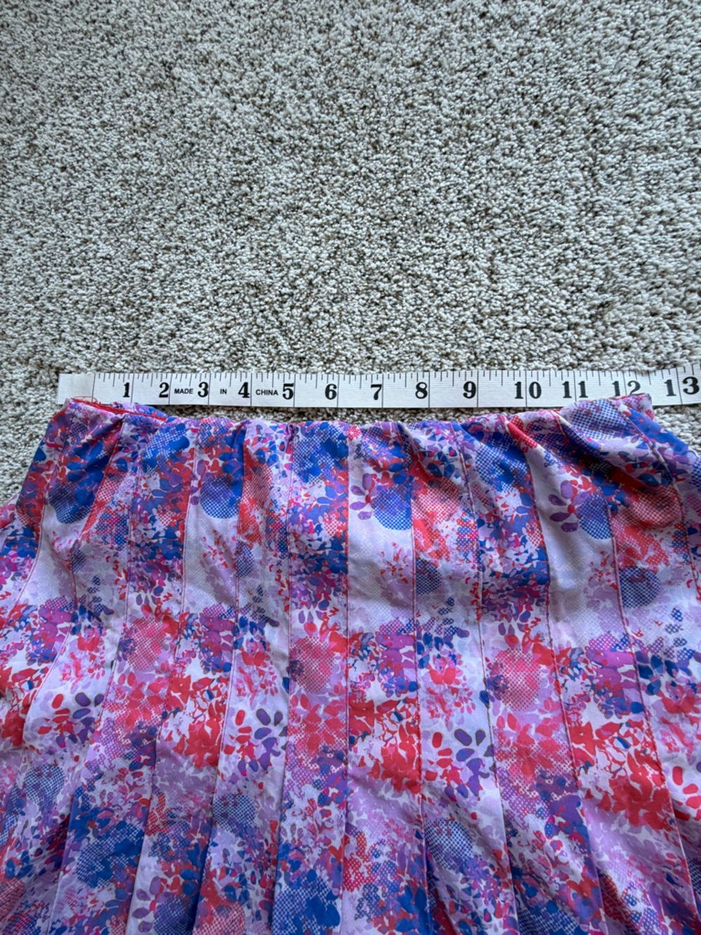 Kyodan Golf Pleated Skirt Skort Floral Pink Purple Size P/S Activewear - Picture 5 of 6
